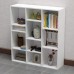 INTEXCA 12-Cube Large Modern Bookshelf Storage Organizer for Home, Bedroom, Office